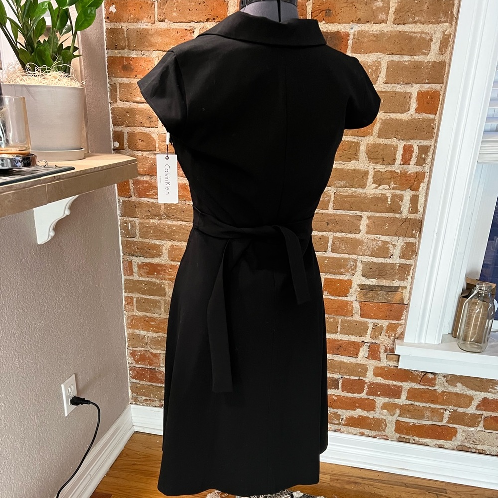 NWT Calvin Klein black dress size 12 - Picture 4 of 7
